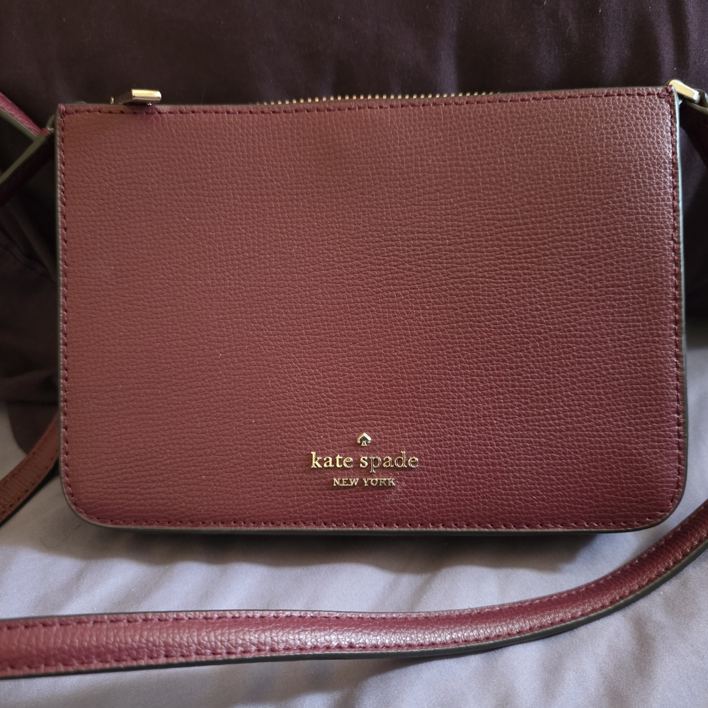 Kate Spade Burgundy Crossbody Bag